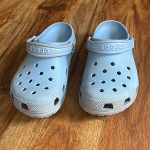 Baby blue Crocs